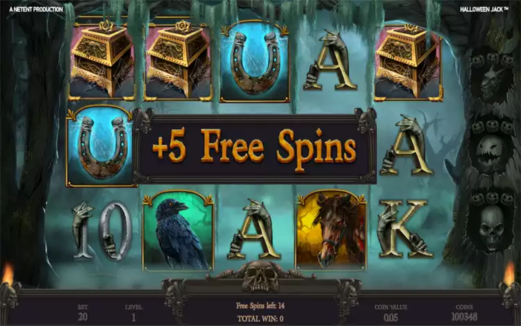 Hallowen Jack - Free Spins Feature