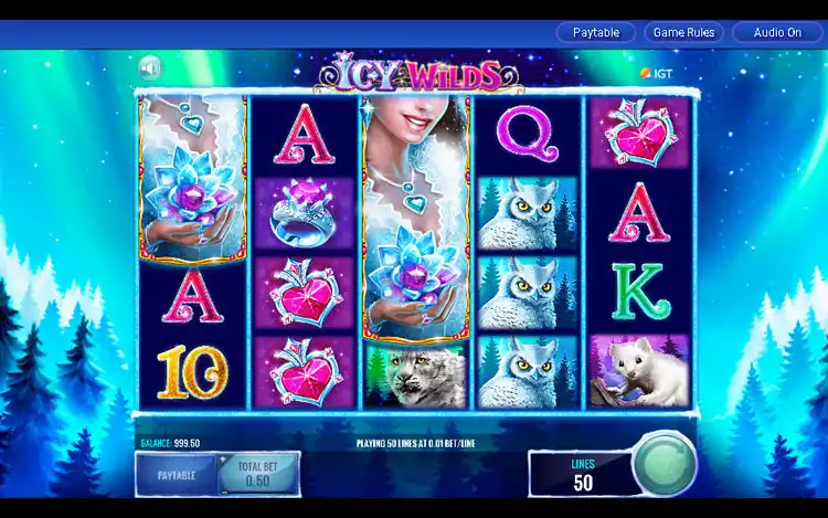 Icy Wilds slot - Game Graphics
