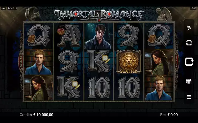 Immortal Romance Game Control