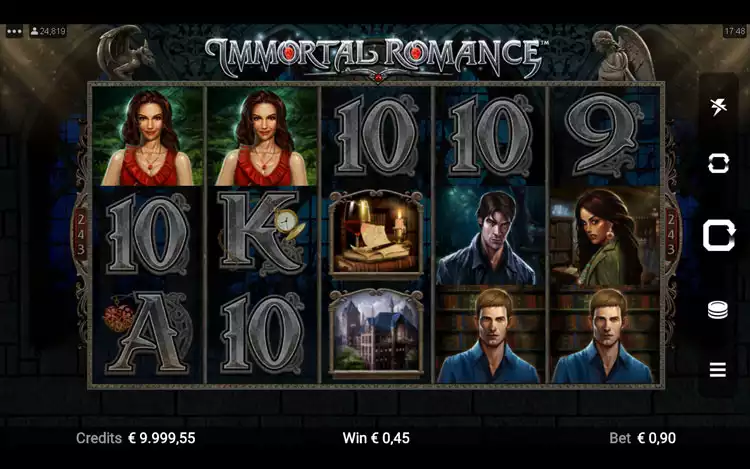 Immortal Romance Game Graphics
