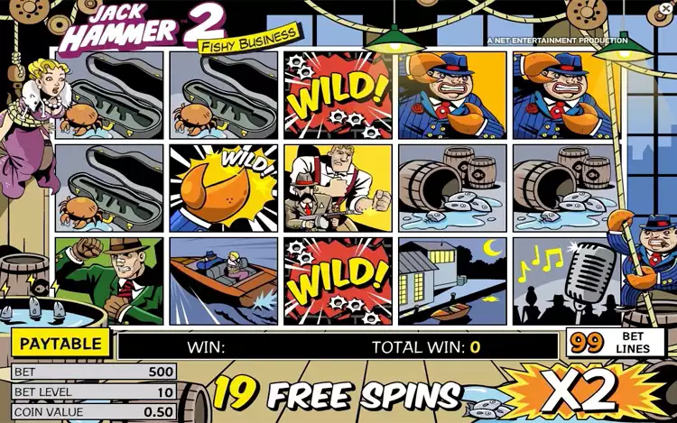 Jack Hammer 2 - Free Spins Feature