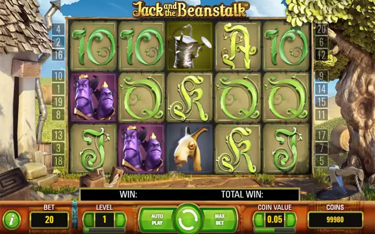 Jack and The Bean Stalk - Game Controls