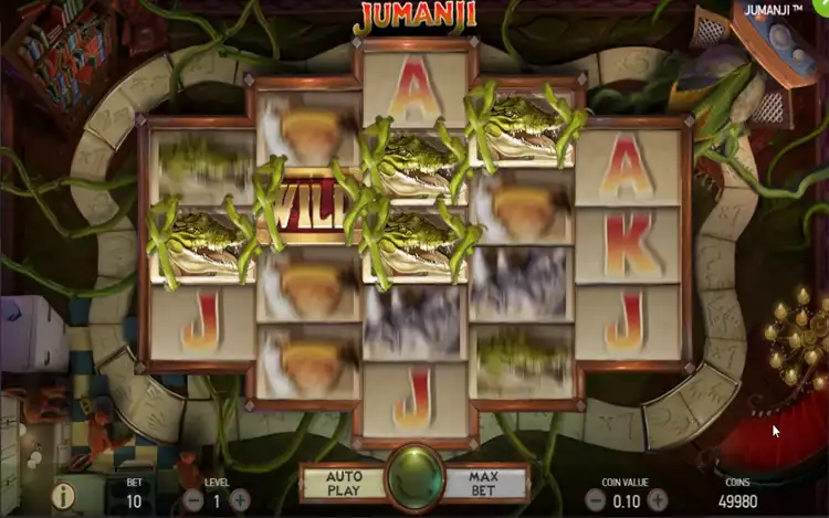 Jumanji - Sticky Vines Feature