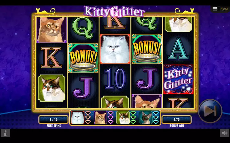 Kitty Glitter - Free Spin Feature