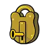 Secret Garden slot - Golden Lock Symbol