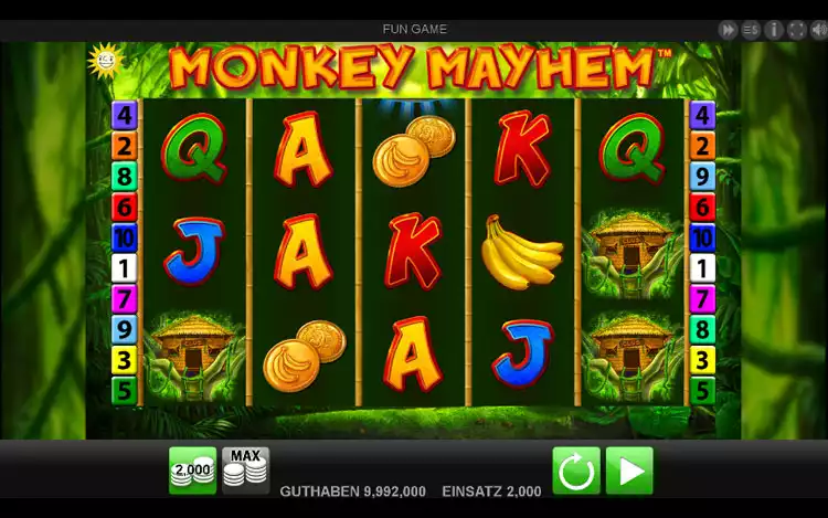 Monkey Mayhem - Game Control
