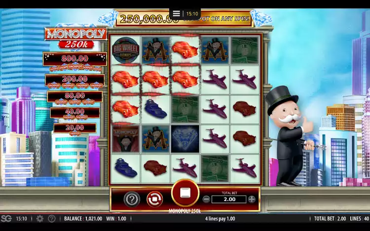 Monopoly 250k slot - Step 4