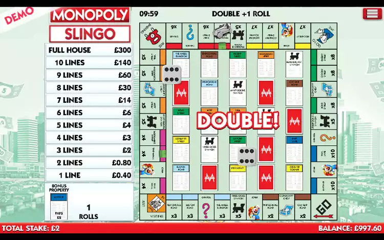 Monopoly Slingo - Step 4