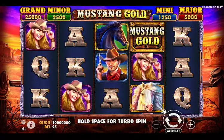 Mustang Gold - Game Control