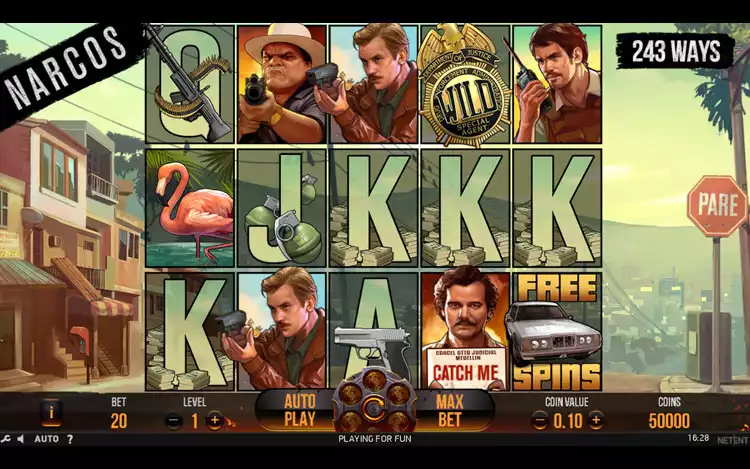 Narcos slot - Game Control