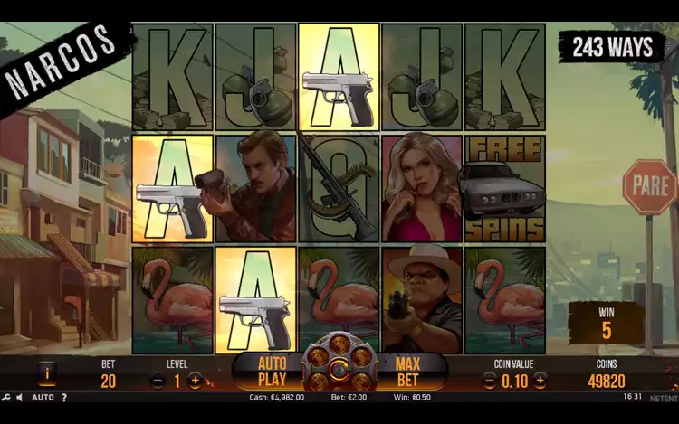 Narcos slot - Step 4