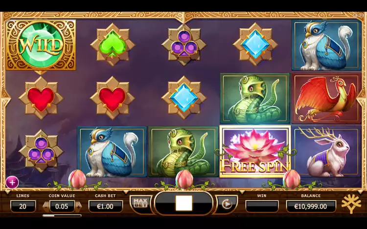 Nirvana slot - Game Graphics