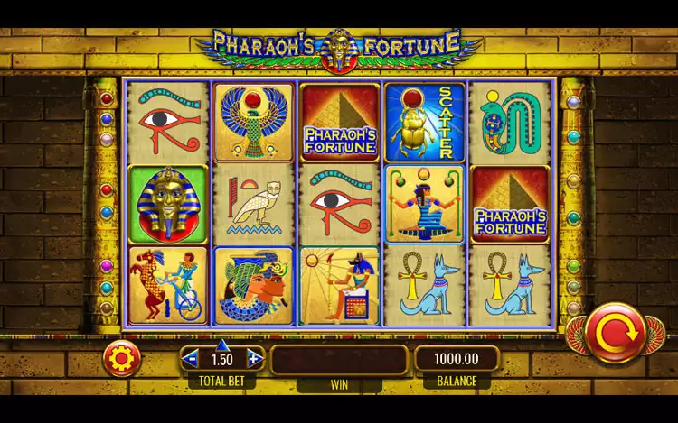 Pharaoh's Fortune - Game Control