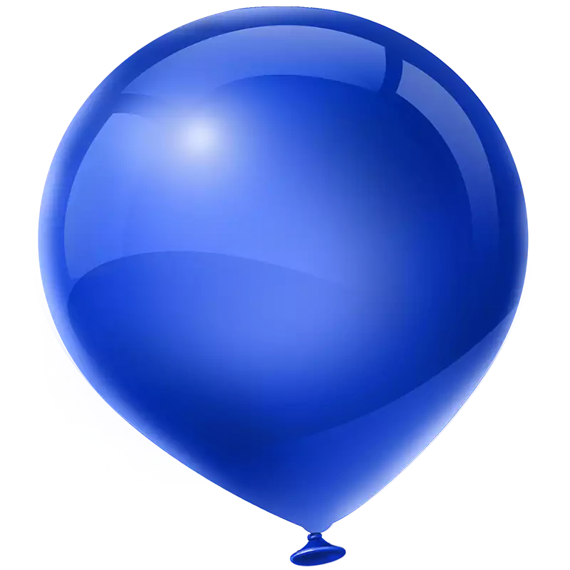 Pop - Blue Balloon Symbol