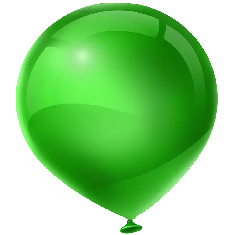 Pop - Green Balloon Symbol