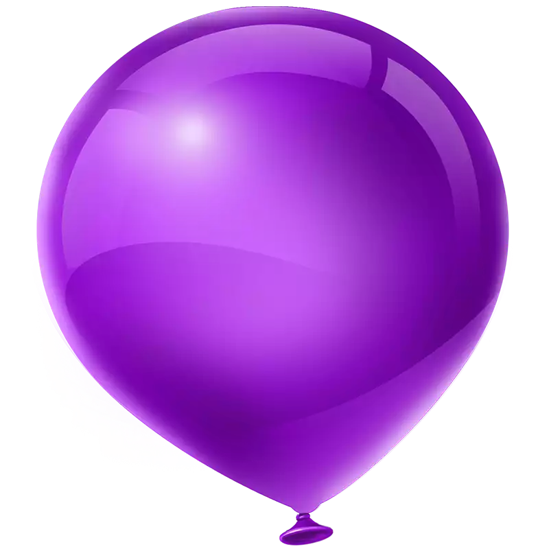 Pop - Purple Balloon Symbol
