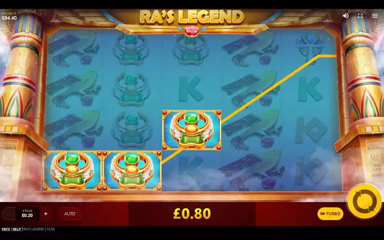 Ra's Legend slots - Step 4