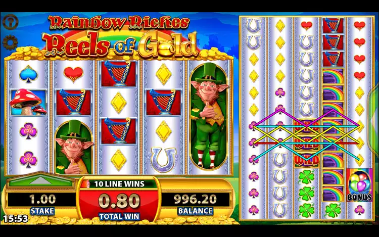 Rainbow Riches Reels of Gold - Step 4