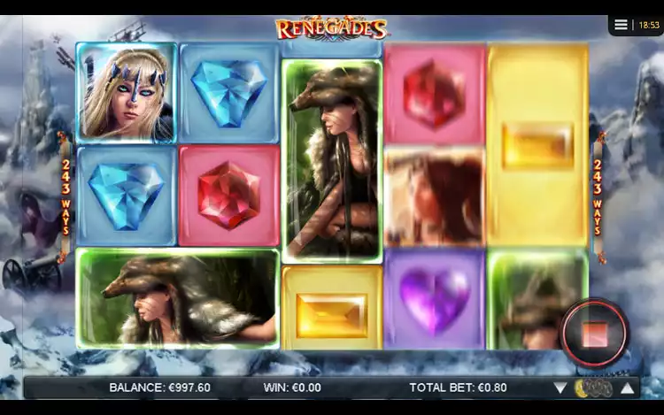Renegades Slot - Game graphics