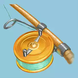 Fishin Frenzy - Fishing Rod Symbol