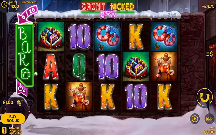 Saint Nicked - Bonus Buy Feature