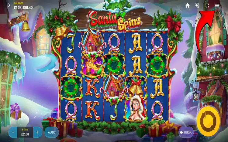 Santa Spin - Step Menu