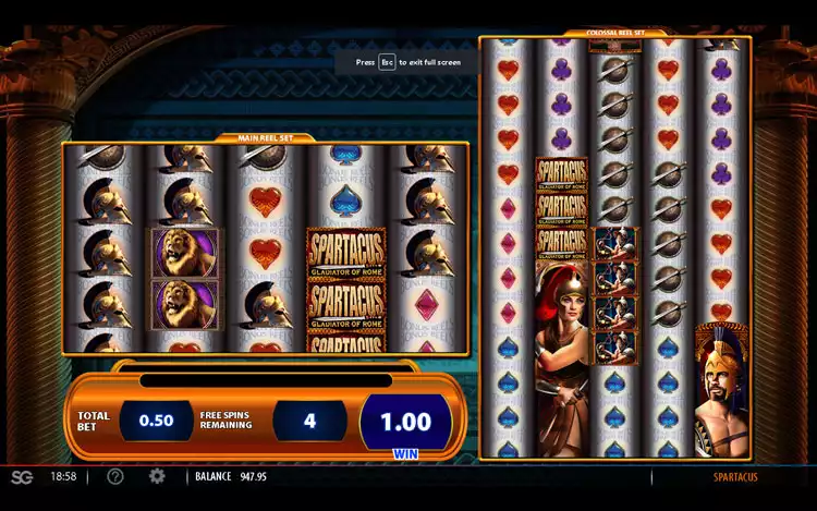 Spartacus - Free Spins