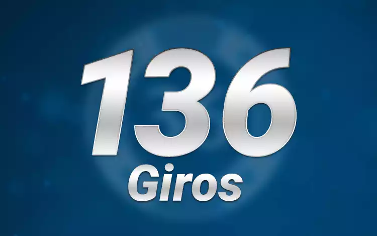 Diviértete con 136 Giros Gratis