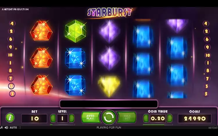 Starburst Game Controls