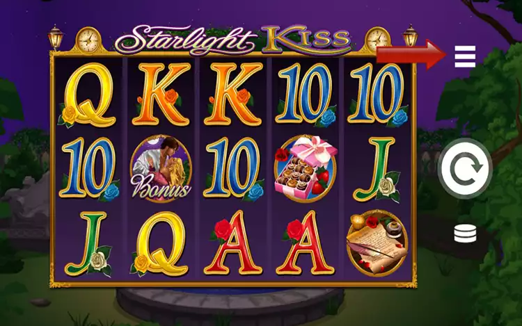 Starlight Kiss - Step Menu