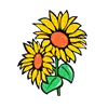 Secret Garden slot - Sun Flower Symbol