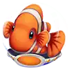 Fluffy In Space - Fish Symbol