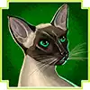 Kitty Glitter - Siamese Cat Symbol