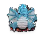 White Wizard - Blue Dragon Symbol
