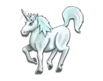 White Wizard - Unicorn Symbol
