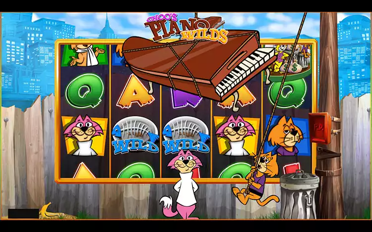 Top Cat - Choos Piano Wild Feature