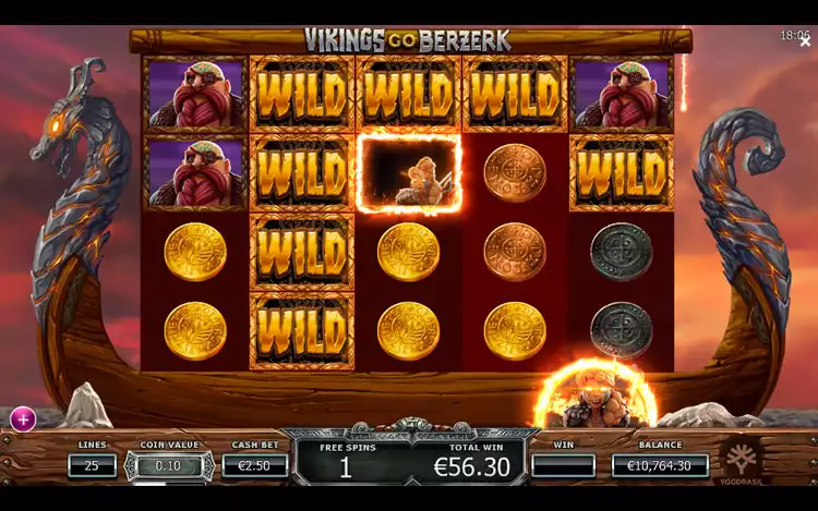 Vikings Go Berzerk - Free Spins Feature