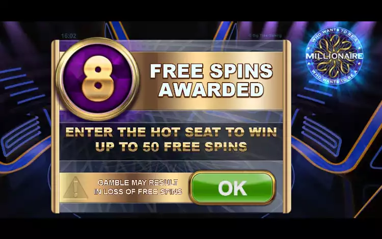 Who Wants to be a Millionaire - Free Spin