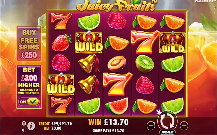 Juicy Fruits - Wild Symbols Feature