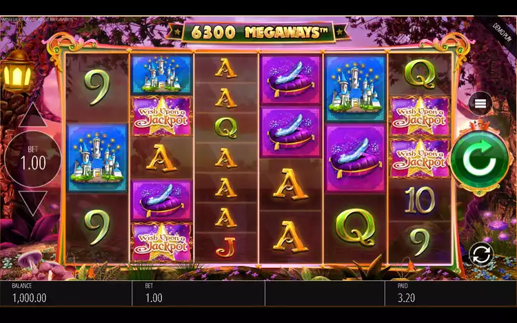 Wish Upon a Jackpot Megaways - Step 1