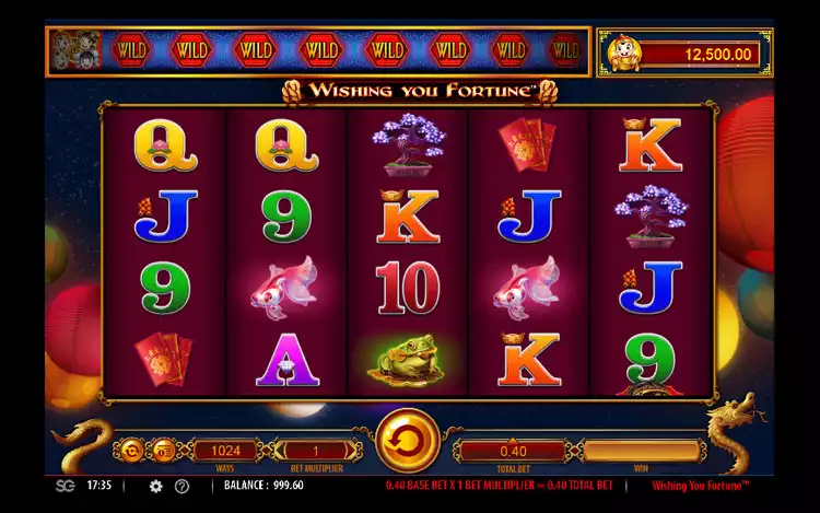 Wishing You Fortune Slot - Game Control