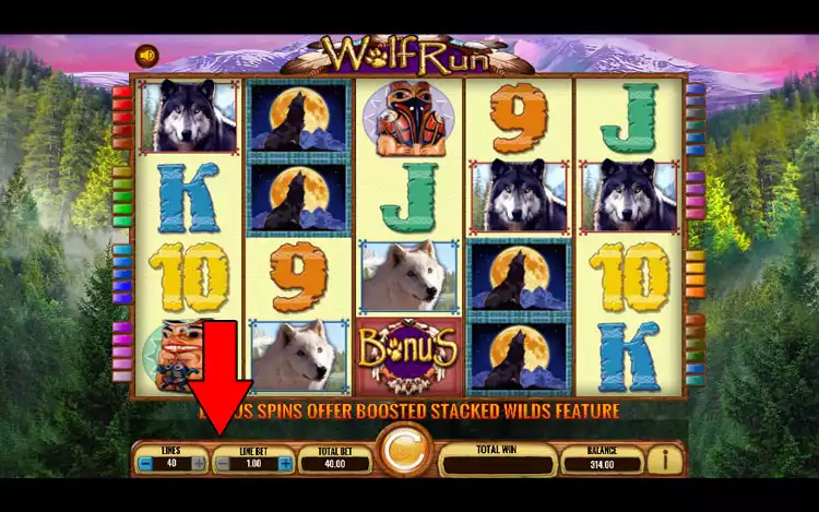 Wolf Run Slot - Step 2