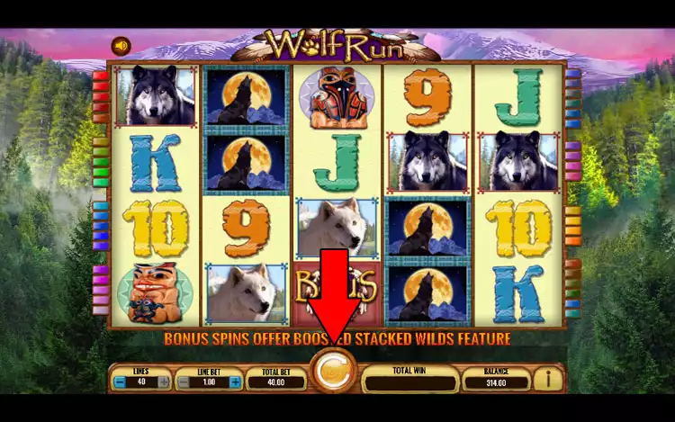 Wolf Run Slot - Step 3