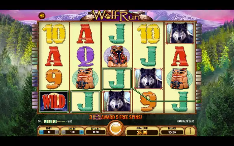 Wolf Run Slot - Wild Feature