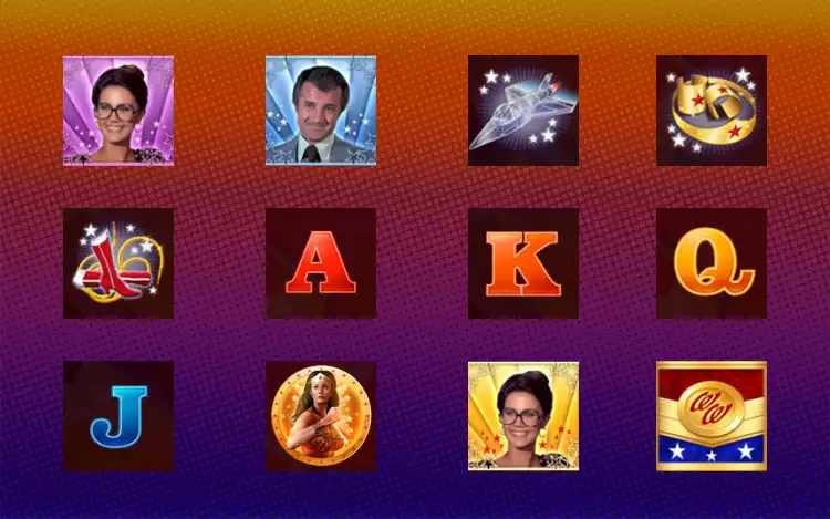 Wonder Woman Gold Slot - Symbol Assets