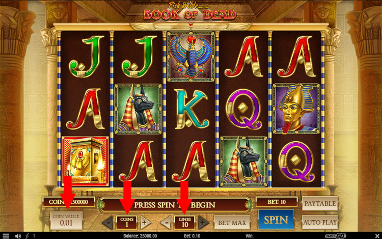 Book of Dead Slot Step 2
