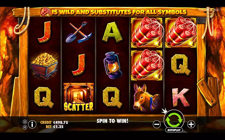 Gold Rush Slot - Step 1