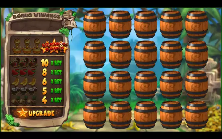 King Kong Cash Barrel Blast Feature