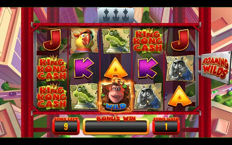 King Kong Cash Empire Free Spins Feature