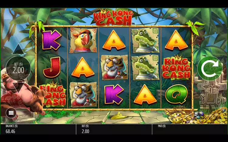 King Kong Cash Game Graphics